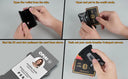 Card Holder RFID With Owl Eye Carbon Fiber Metal Wallet