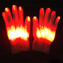 Halloween LED Purge Neon Light Up Mask With LED Gloves