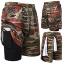 Summer Shorts For Mens Sports Sweatpants 2 In 1 Quick Dry