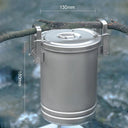 Portable Stainless Steel Camping Rice Cooker for Outdoor Cooking