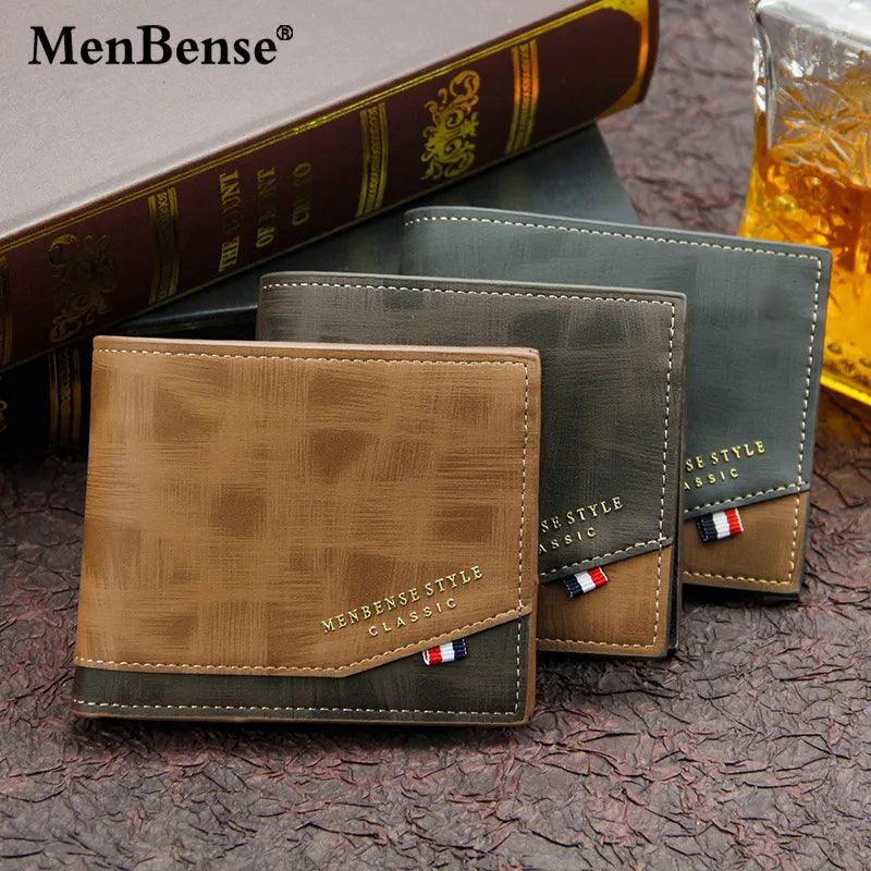 Tri-fold Men's Wallet: Stylish Business Wallet with Card Slots & Coin Purse  ourlum.com   