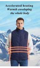 21 Heated Vest Electric Heated Jackets Men Women Sportswear