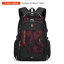 2024 Waterproof 17/20 Inch Laptop Backpack Men Airplane Travel Backpack Women Oxford Rucksack Male School Bag modern Mochila  ourlum.com Camouflage red Russian Federation 