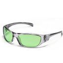 Trendy Men's Silver Y2K Sunglasses for Outdoor Sports Fashion