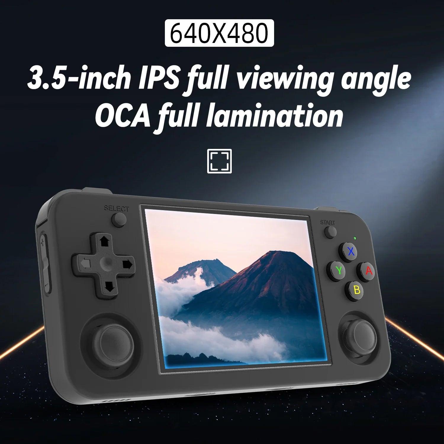 ANBERNIC RG35XX H Hand-held Consoles For Playing Video Games 3.5-inch IPS 640*480 Screen Retro Game Player 3300 mAh 5000+ Games  ourlum.com   