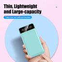 50000mAh Power Bank Large Capacity Portable Digital Display PowerBank Fast Charging Pack Dual USB For Heating Vest Jacket Phone