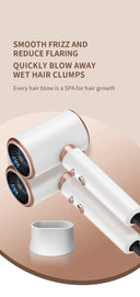 2000W 5-Speed Professional Hair Dryer Blue Light Negative Ion