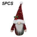 Christmas Gnome Doll Elf LED Light Xmas Ornaments - Magical Holiday Decor  ourlum.com Style-B-5PCS  