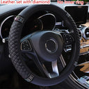 Car Steering Wheel Cover Without Inner Ring 37-38cm Breathable