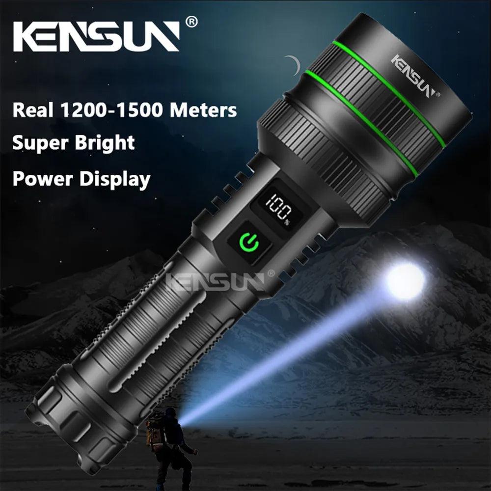 Ultimate Tactical LED Flashlight: Long Range Torch for Outdoor Adventures  ourlum.com   