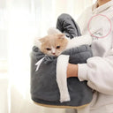 Winter Warm Pet Carrier Backpack for Small Dogs & Cats