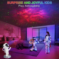 2023 Galaxy Star Projector Starry Sky Night Light Astronaut Lamp Home Room Decor Decoration Bedroom Decorative Luminaires Gift