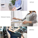 Ergonomic Memory Foam Seat Cushion for Tailbone Pain Relief