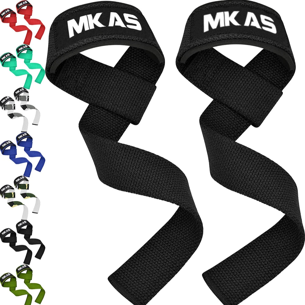 Powerlifting Wrist Straps for Enhanced Support in Weightlifting, Crossfit, and Bodybuilding Training