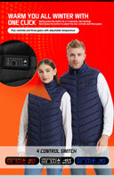 TODWARM Heated Vest 21 Areas Jacket for Men and Women 6XL