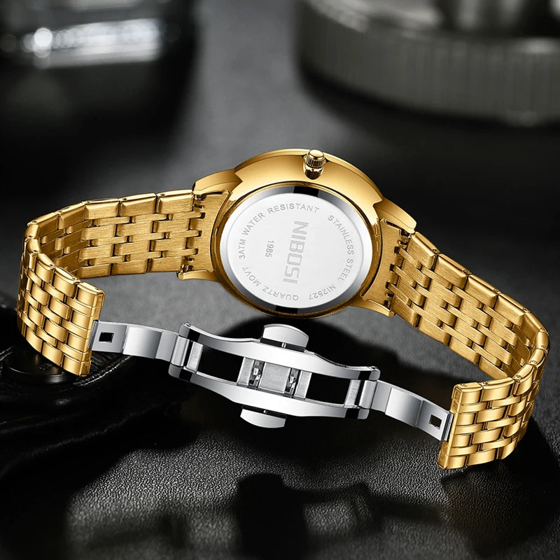 Luxury Stainless Steel Quartz Business Watch for Men - Waterproof Sport Wristwatch  OurLum.com   