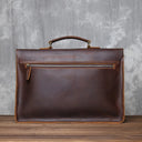 JLFGPJ Vintage Large Capacity Men's Crazy Horse Leather Bag