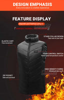 19 Areas Self Heating Vest Men's Thermal Women's USB Heated Vest