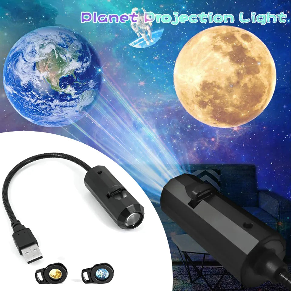 Newest Mini USB Moon Light Projector Led Globe Star Galaxy Lamp Night Lighting for Home Atmosphere Lighting Room Decor Wall Gift  ourlum.com   