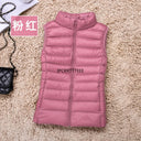 2023 New Women Sleeveless Slim Ultra Light Down Jacket