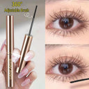 4D Silk Fiber Brown Mascara for Lengthening and Volumizing