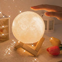 3D Moon Lamp Galaxy Starry Table Lamps Portable LED Night Light Romantic Decorative Lighting Kids Room Decor Lamp Bedside Table  ourlum.com   