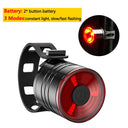 Waterproof Portable Mini Bike Lamp White Front Light Red Taillight