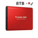  High-speed Portable External Hard Drive: Efficient Data Transfer Work & Study  ourlum.com Red 8TB  