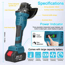 21V 125mm M14 Brushless Angle Grinder Power Tool for Cutting