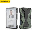 Wallet For Men Slim Aluminum Metal Money Clip RFID Blocking