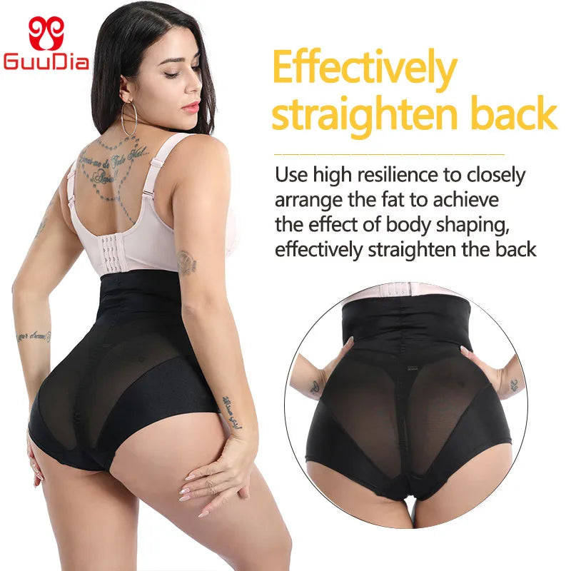 High Waist Tummy Control Shaper - Sexy Body Shaping Briefs with Zipper Closure