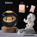 Valentines Day Gift  Galaxy Crystal Ball lamp 3D planet moon lamp USB LED night light  ourlum.com Gift box limit-B-04  