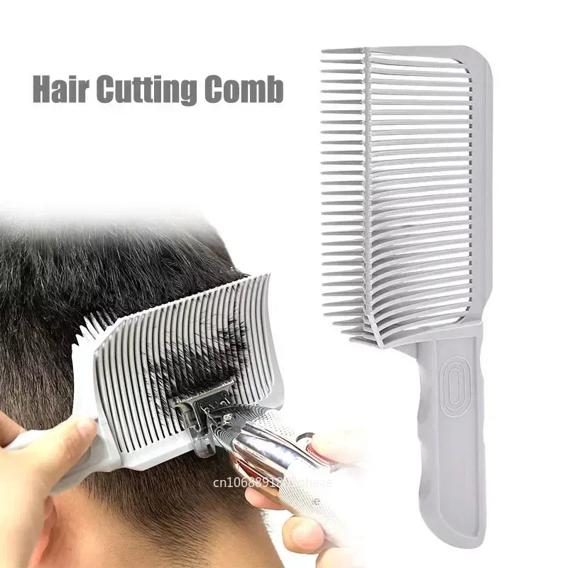 Barber Fade Combs Hair Cutting Tool For Gradient Hairstyle Comb Flat Top Hair Cutting Comb For Men Heat Resistant Fade Brush빗  ourlum.com   