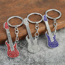 Creative Mini Musical Instruments Guitar Keychain Gift Accessory