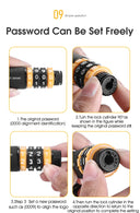 West Biking Portable Anti-Theft Combination Lock for Bikes