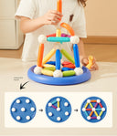 Mideer Kids Educational Building Blocks Toy Magnetic Rods Set