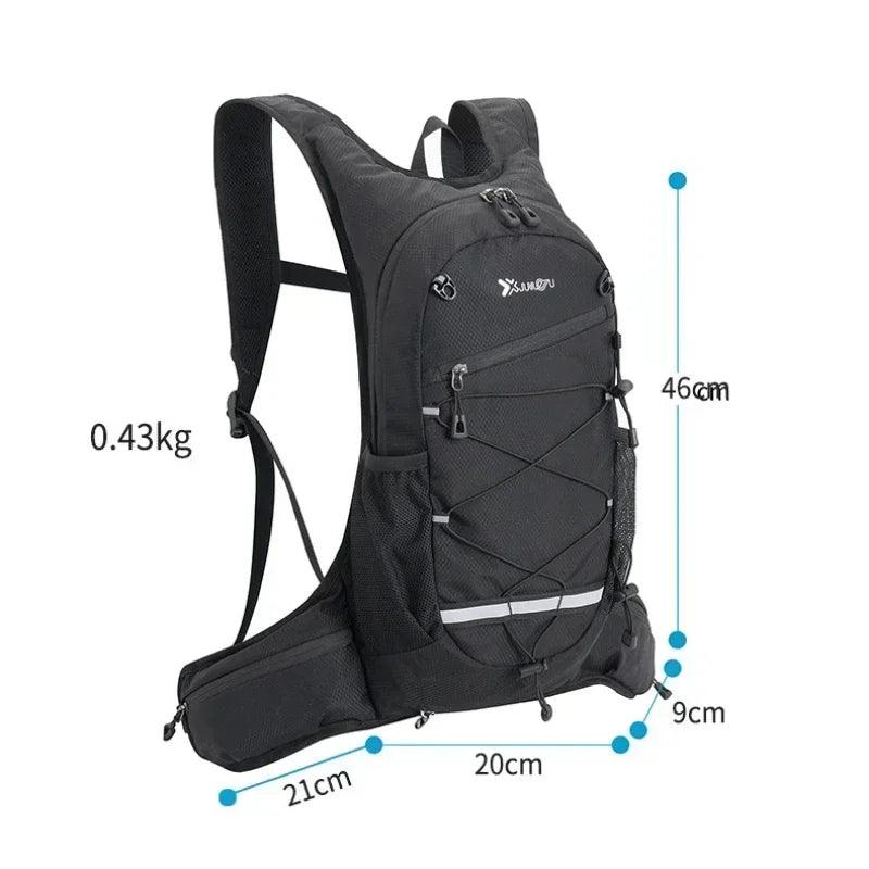 Durable Waterproof Hiking Backpack for Men and Women - Versatile Trekking Rucksack with Layered Storage for Outdoor Fitness Activities