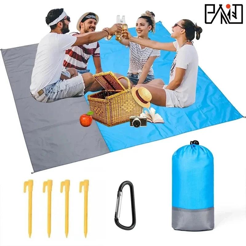 Extra Large Waterproof Beach Mat Portable Outdoor Camping Mat Blanket Folding Camping Mattress Lightweight Camping Picnic Mat