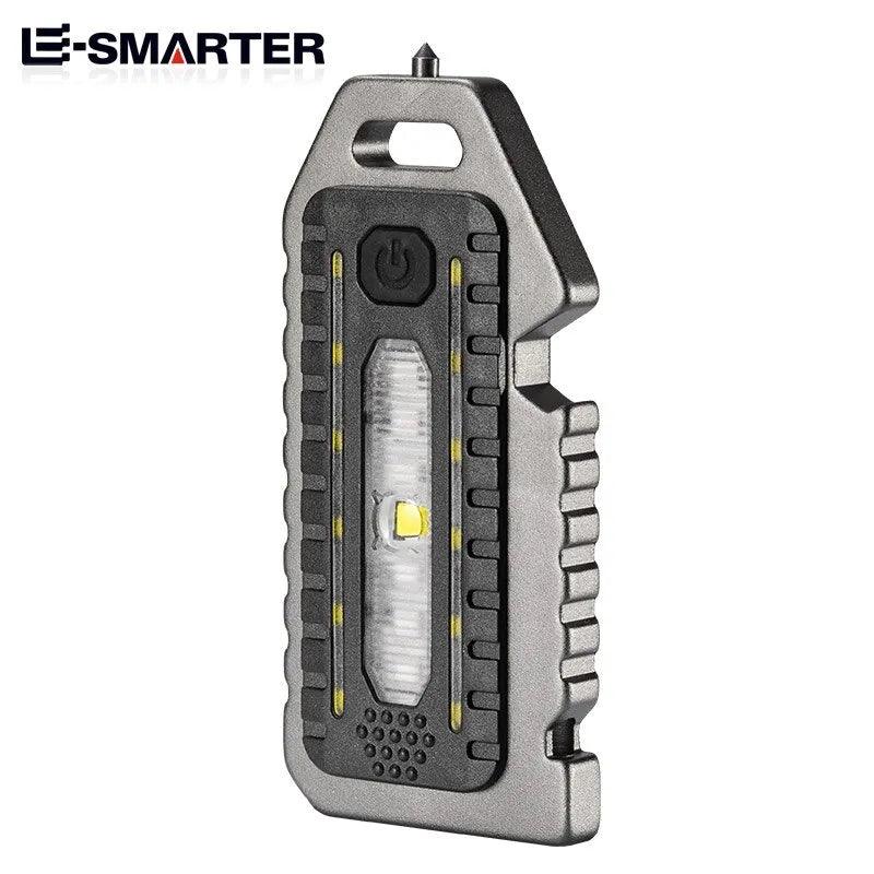 Portable Multifunctional LED Keychain Flashlight with Self-defense Whistle  ourlum.com   