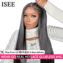 Glueless Straight Lace Front Wig - Premium Virgin Hair Quality