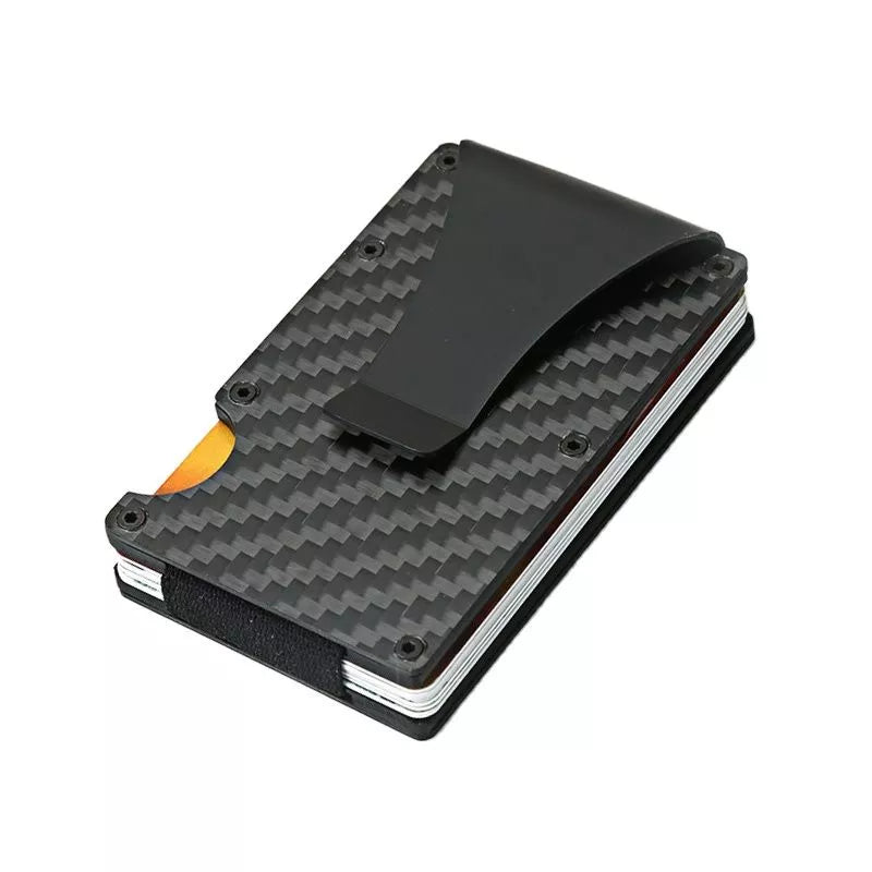 Carbon Fiber RFID Magic Wallet: Stylish Men's Card Holder  ourlum.com   