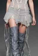 Millennium Show Mesh Skirt Retro Chic Statement Piece