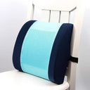 Breathable Memory Foam Lumbar Support Cushion for Car Office