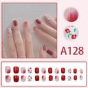 Chic Holiday Pink French Press-On Nails Set 24 Designs