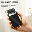 RFID Secure Metal Wallet Luxury Holder for Men Anti Theft