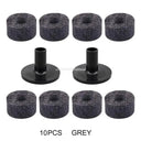 8 Pcs Cymbal Stand Felt Washer Plastic Drum Sleeves Accessory