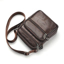 Men's New Genuine Leather Crossbody Bag Vertical Trendy