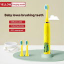 Vibrant Kids Electric Toothbrush Gentle Cleaning Rechargeable