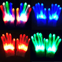 Halloween LED Purge Neon Light Up Mask With LED Gloves