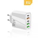 Ultimate Power Solution: Fast Charging Type C Adapter  ourlum.com EU White  